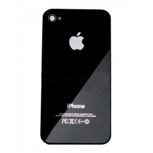Задняя крышка, заднее стекло для iPhone 4 черное
